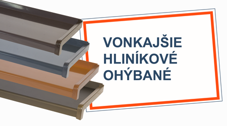 vonkajsie hlinikove ohybane parapety