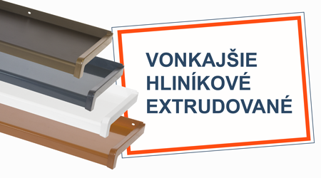 vonkajsie hlinikove extrudovane parapety